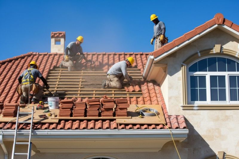 Clay Roof Installation